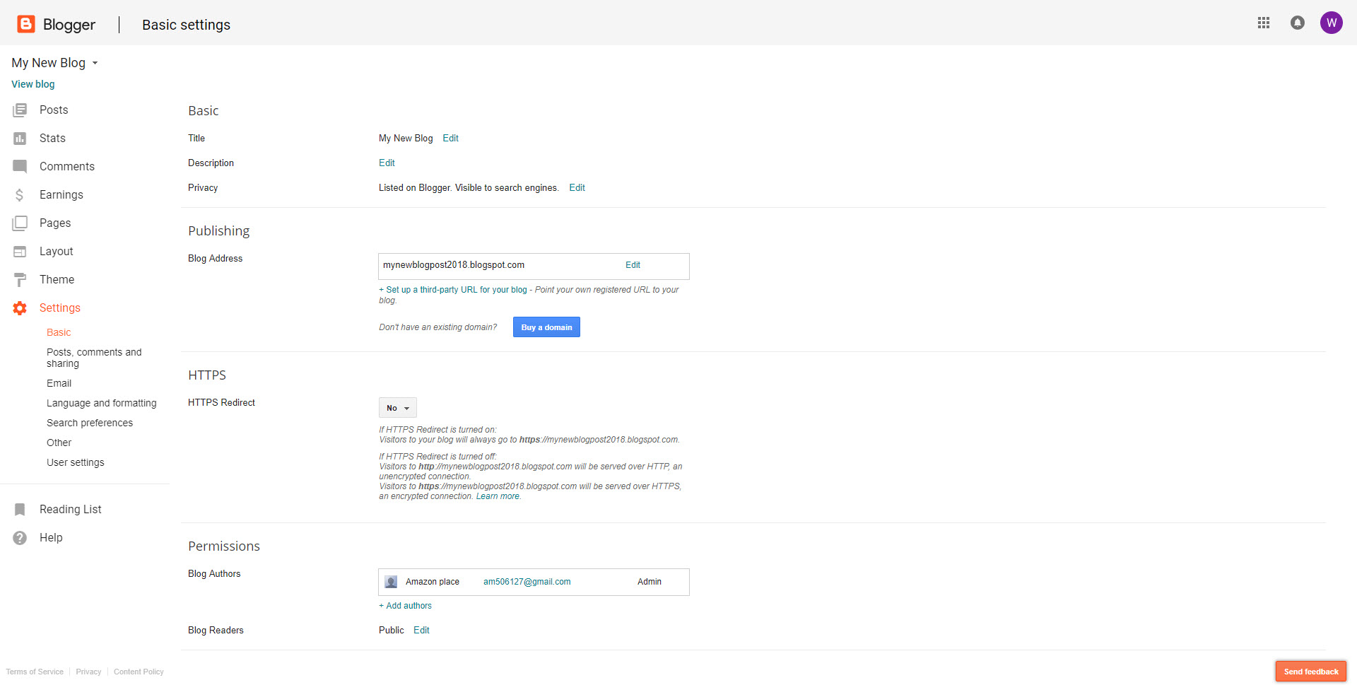How To Create Blog On Blogspot Using Custom Domain