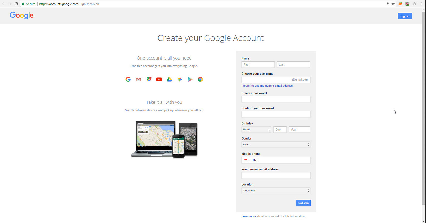 How To Create Gmail Account Step By Step