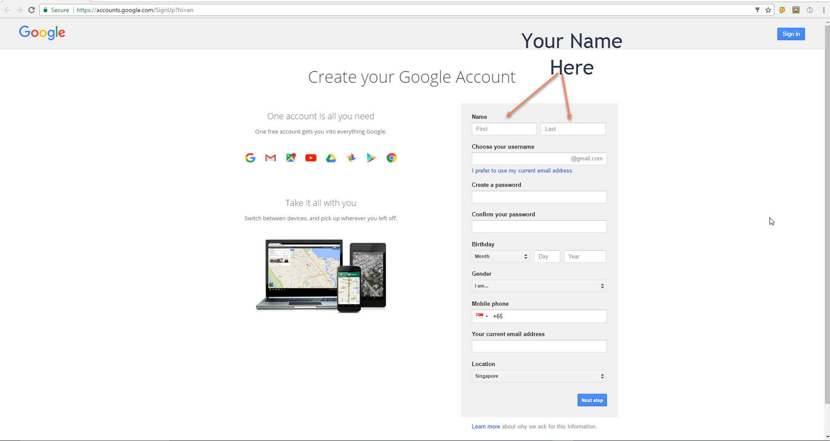 How To Create Gmail Account Step By Step
