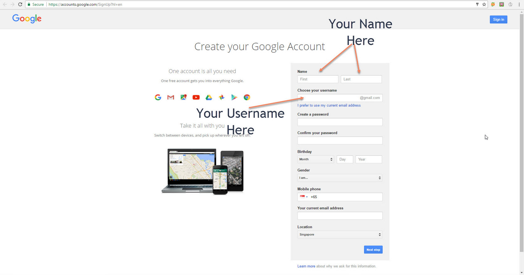 How To Create Gmail Account Step By Step