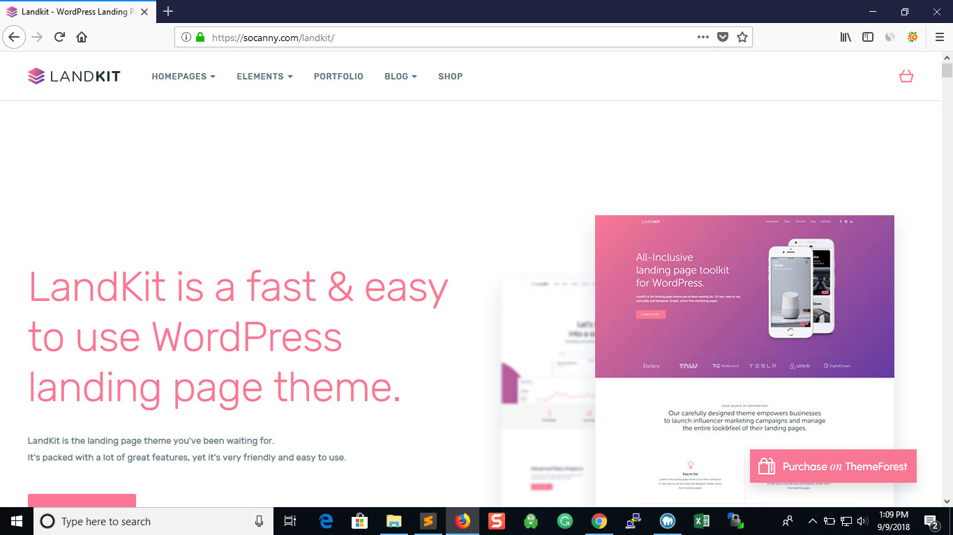 Landing Page Wordpress Themes