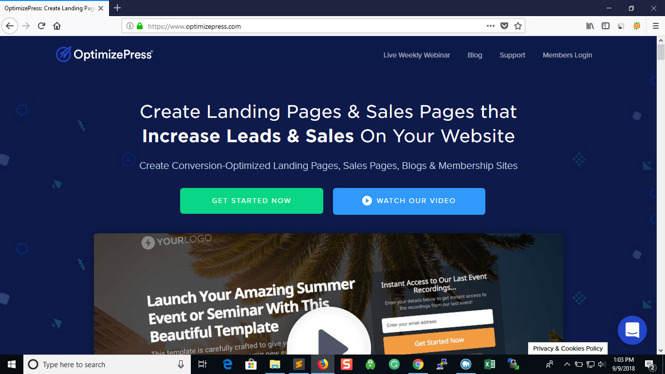 Landing Page Wordpress Themes